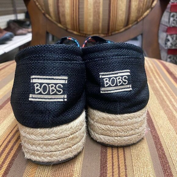 Bobs by Sketchers Ladies 9.5W Black Sneakers - Picture 3 of 5